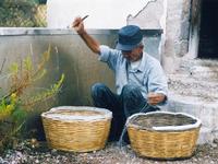 Basket Weaver in Vivari